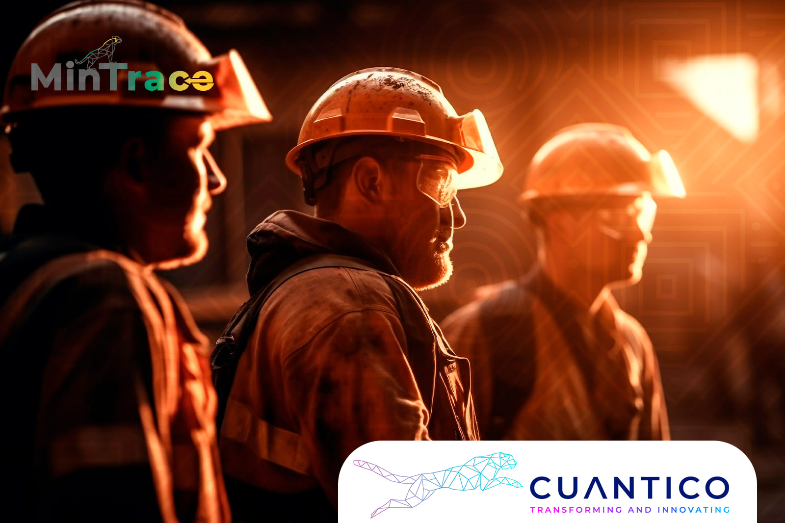 Mineros trabajando en operación minera formal respaldada por MinTrace OTTM autorizado por la Agencia Nacional de Minería