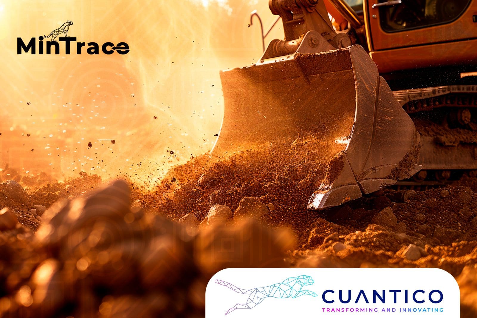 Maquinaria minera en operación con MinTrace OTTM autorizado por la ANM